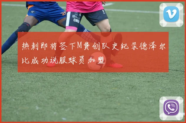 热刺即将签下M费创队史纪录德泽尔比成功说服球员加盟